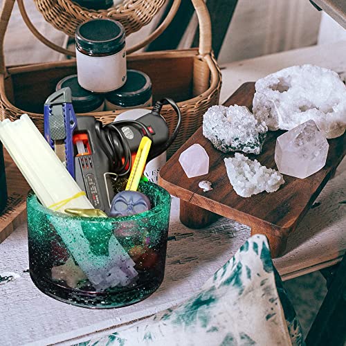 2PCS Large Concrete Plant Mold, 3.93" Internal Diameter Planter Silicone Mould, Cylinder Resin Mold for DIY Crafts Succulent Flower Pots Jewelry Trinkets Candle Holder Organizer - color: 2x Cylinder Pot-A
