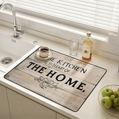 Stove Top Cover for Electric Stoves: All-in-One Heat-Resistant Protector Mat, Non-Slip Kitchen Counter Mat 28''x20'' - color: G254447