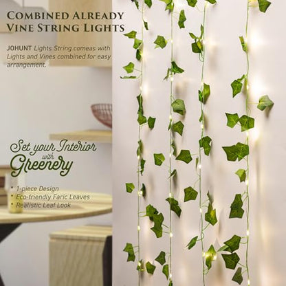 Vine Fairy Lights, 33FT 100 LED Vines String Lights, 8 Modes, 1 Pack - color: IVY, size: 33 ft-100 LED-1 pack