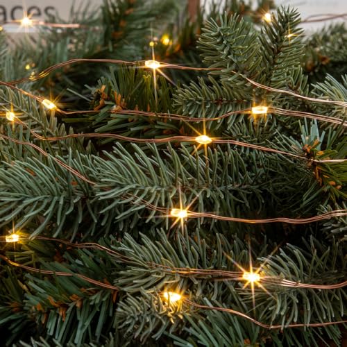 100FT 300LED Fairy Lights Plug in Copper Wire for Bedroom Christmas - color: Copper wire, size: 100FT 300LEDs