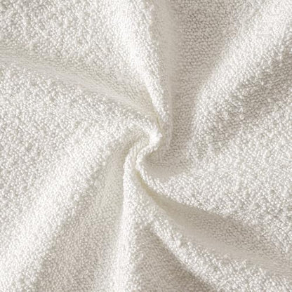 MIULEE Textured Boucle Lumbar Pillow Cover for Bed 14x20 White - color: White, size: 20" x 14" (Pack of 1)
