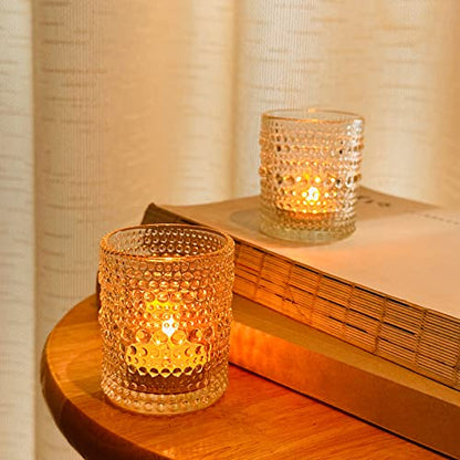 36 Pack Votive Candle Holders, Clear Tealight Candle Holder for Centerpiece - color: Clear
