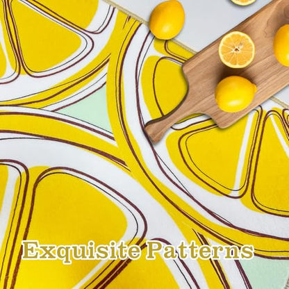 AooHHooA 2x6 Lemon Runner Rug, Washable Hallway Runner Rug, Yellow - color: Lemon-1, size: 2' x 6' (Runner)