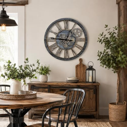 The B-Style Large Wall Clock 36 inch/90cm Carbon Gray - color: Carbon Gray, size: 36 inch (90 cm)