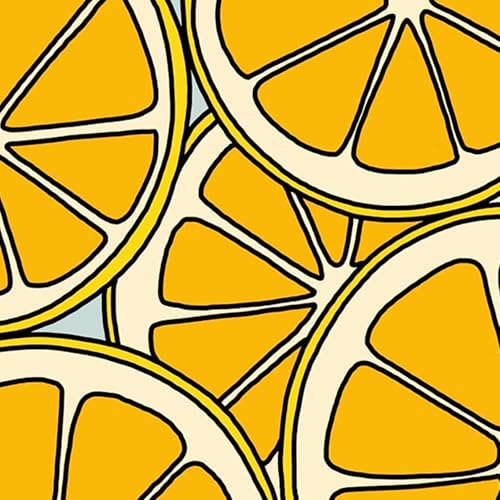 Kitchen Rugs for Floor 2 Pcs Memory Foam Padded Anti Fatigue Kitchen Mat - color: Lemon