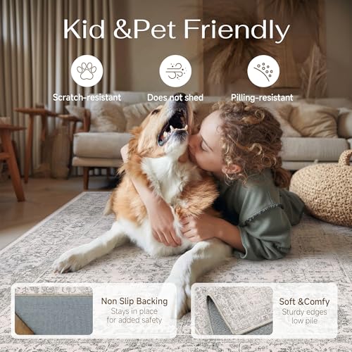 HUGEAR 3-Piece Grey Neutral Kitchen Rug Set - color: Grey, size: 20"x32"+20"x48"+30"x50"
