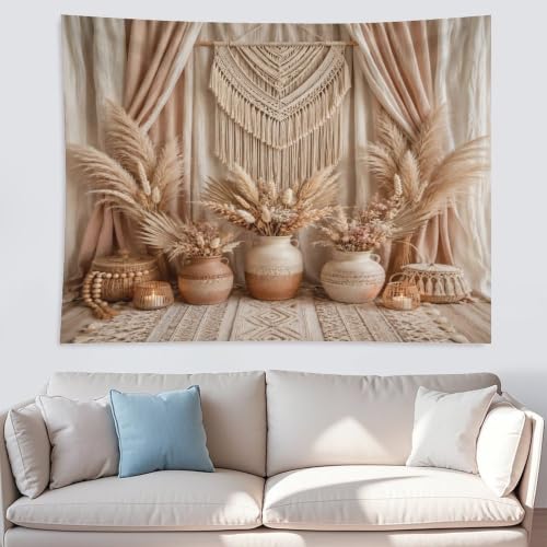 Bgdfhk Geometric Macrame Rug Decorative Wall Tapestry 60"x80", Soft Polyester Lightweight Tapestry Blanket for Bedroom Living Room Dorm Apartment Home Decor - color: Geometric Macrame Rug, size: 80"L x 60"W