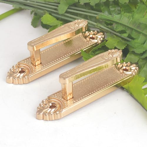 Ailejia 1 Pair Curtain Holdbacks Tieback Hooks Decorative Wall Hooks Zinc Alloy Multi use Wall Hook (Gold) - color: Gold