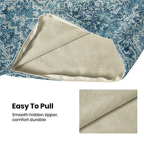 Teal Carpet Pattern Boho Pillow Covers 16x16 Set of 2 - color: Boho-5, size: 16" x 16" (Pack of 2)