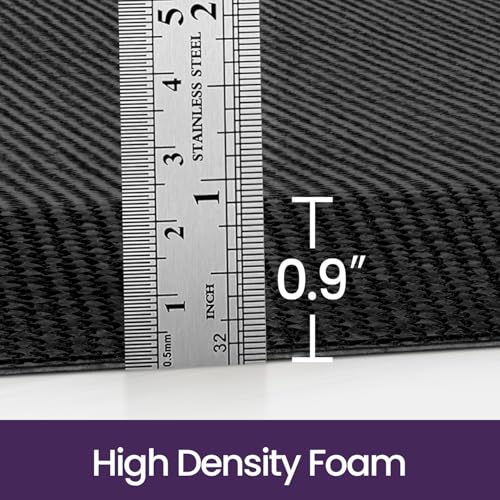 DEXI Anti Fatigue Kitchen Mat Cushioned, 20x32 Waterproof Runner Rug Black - color: Black, size: 32"L x 20"W x 0.9"Th
