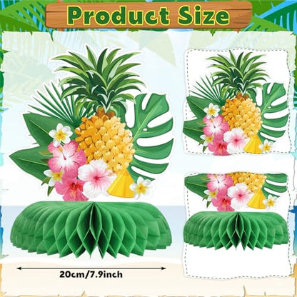 NatNarr 12PCS Luau Centerpieces for Tables Hawaii Party Decorations - style: Hawaii
