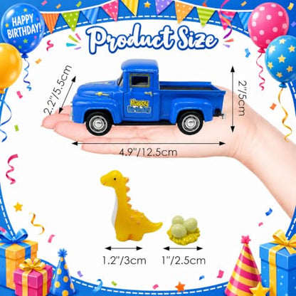 Dinosaur Birthday Pickup Truck - Dino Birthday Party Decorations - color: Blue-dinosaur