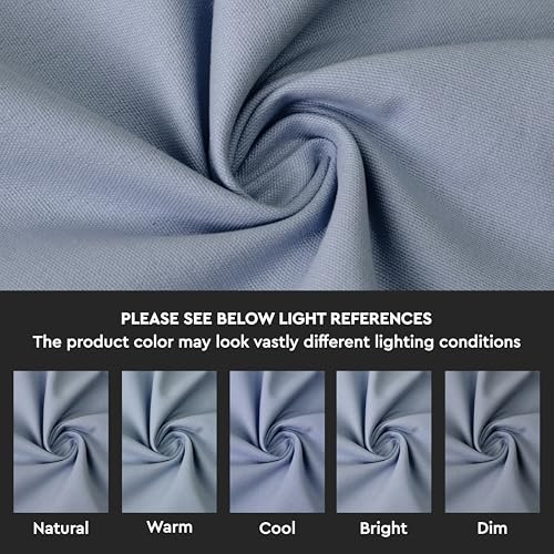 Encasa XO Table Runner, Cotton Canvas Dining Runner 13"x72" - color: B Grey, size: 13x72 in