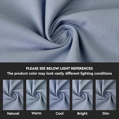 Encasa XO Table Runner, Cotton Canvas Dining Runner 13"x72" - color: B Grey, size: 13x72 in
