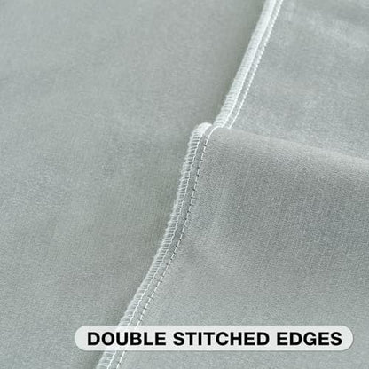 FUTEI Pack of 2 Chenille Striped Throw Pillow Covers 16x16 Inch,Grey Blue - color: Grey Blue, size: 16" x 16" (Pack of 2)