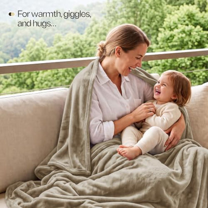 Soft Fleece Blanket for Bed King Size Camel (90x102 Inch) - color: Camel, size: King (90x102 Inch)