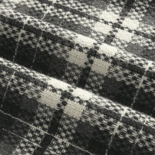 MIULEE Tartan Plaid Throw Pillow Covers Fall 20x20 Inch Black - color: Black, size: 20" x 20" (Pack of 2)