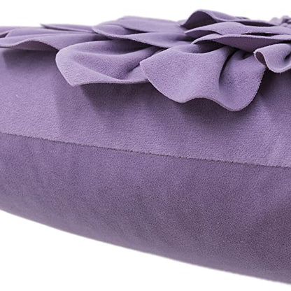 OiseauVoler 3D Flower Throw Pillow Covers 18 x 18 Inch Purple - color: Purple