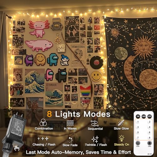 suddus Christmas String Lights 100 LED Connectable Fairy Lights Warm White - color: Warm White Linkable, size: 100LED