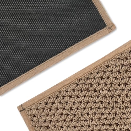 Bulijojo Love Door Mat 32x48 Inch, Non Slip Rubber Backing Entrance Mat,Dirt Resistant and Absorbent Welcome Mats,Low-Profile Floor Mats for Entryway Beige - color: Beige, size: 2'8" x 4' (Rectangular)