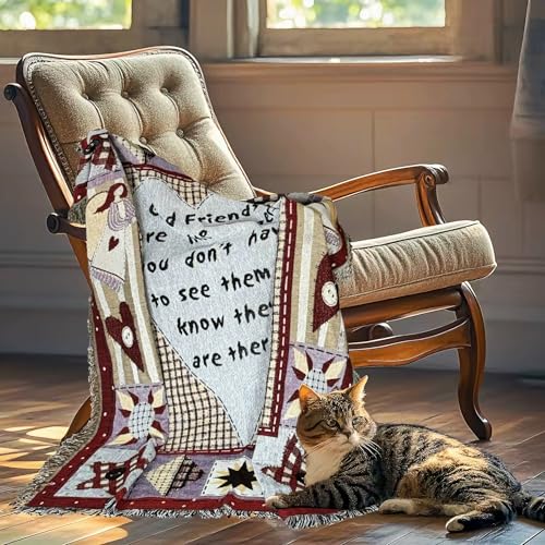 Friends&Family Like Angels Tapestry Throw Blanket 50"x60" - color: Angel