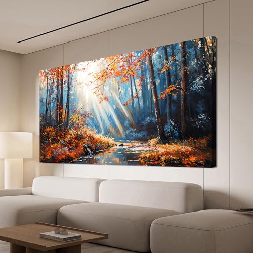 Botanical Wall Art Prints Forest Wall Art Decor For Living Room 20"X40" - color: XY-01M, size: 40"L x 20"W