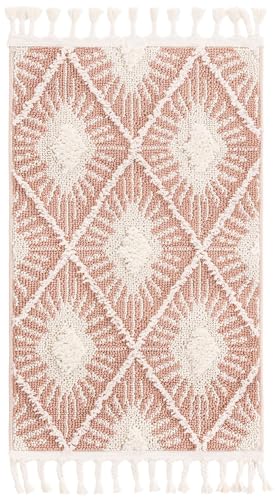 Rugs.com Boho Collection Rug – 2x3 Pink Medium-Pile Rug Perfect for Entryways, Kitchens, Breakfast Nooks, Accent Pieces - color: Pink, size: 2' x 3' Rectangular