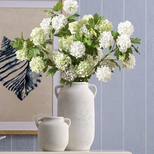 Vanselia Ceramic Flower Vase Home Table Decor Living Room Farmhouse 6 in - color: 6" Rustic