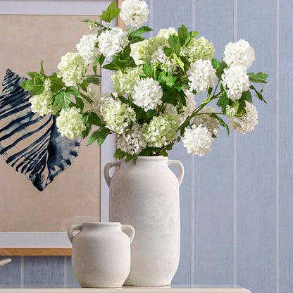 Vanselia Ceramic Flower Vase Home Table Decor Living Room Farmhouse 6 in - color: 6" Rustic
