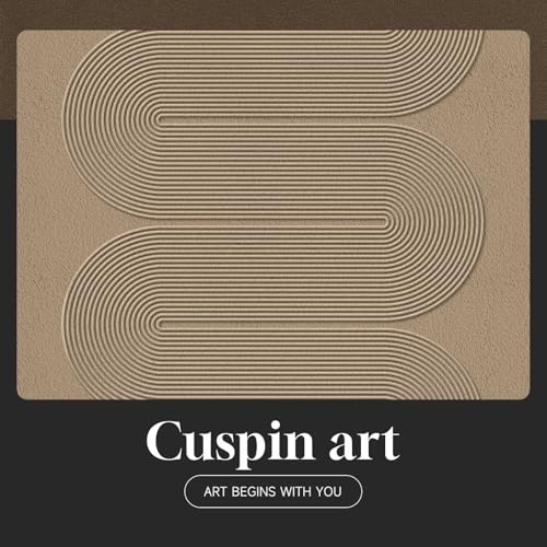 Framed Boho Neutral Abstract Wall Art for Living Room, 3 Piece 24x36 Inch - color: Boundless Lines（Plexiglass）, size: 24" W x 36" H x 3Pcs