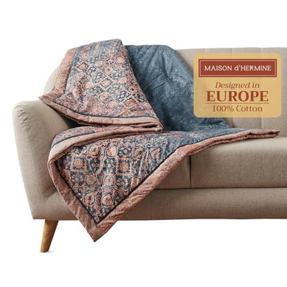 Maison d' Hermine Throw Blanket for Couch Lightweight Soft (50''X60'') - color: 012 - Imperfection, size: 50"x60"
