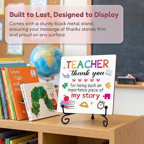 Back To School Gifts for Students, Teacher Appreciation Gifts for Women - color: Teacher Puzzle Quote