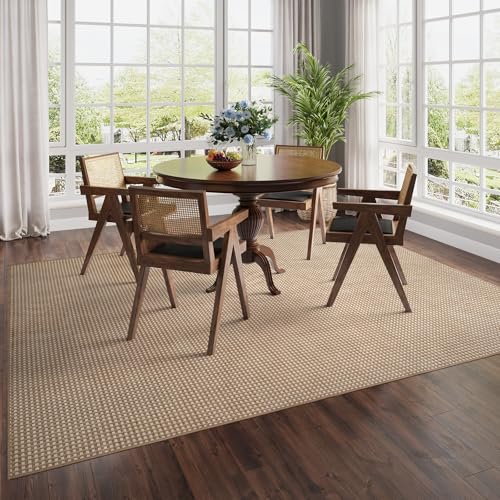 YDKGL Washable Area Rugs 6x9 ft Non Slip Area Rug for Living Room Brown - color: A- Brown, size: 6' x 9'