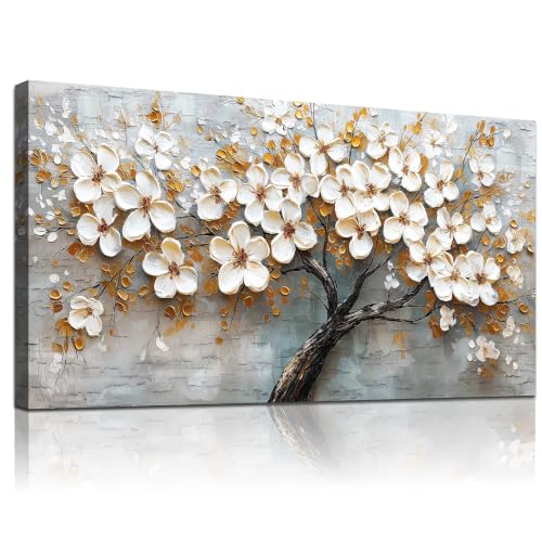 Extra Large Wall Art, Abstract Wall Decor, Modern Art Wall Decor, Tree of Life Wall Art,Tree Floral Pictures Paintings Canvas Prints Artwork for Living Room Bedroom Hallway Aesthetic Decor - color: Tree Painting Wall Art, size: 58"L x 29"W