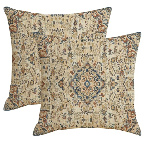 Boho Pillow Covers 18x18 Sage Green Ethnic Throw Pillows Cover - color: Grey Boho 2, size: 18" x 18" (Pack of 2)