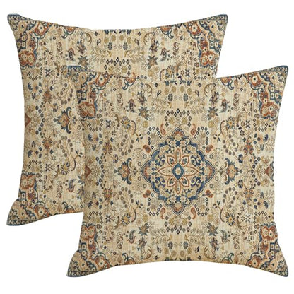 Boho Pillow Covers 18x18 Sage Green Ethnic Throw Pillows Cover - color: Grey Boho 2, size: 18" x 18" (Pack of 2)