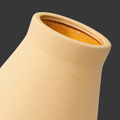 Terracotta Ceramic Vase, 10 Inch - color: Terracotta, size: 10 inch