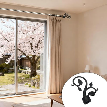 4PCS Curtain Rod Finials for 0.87inch Diameter Rods