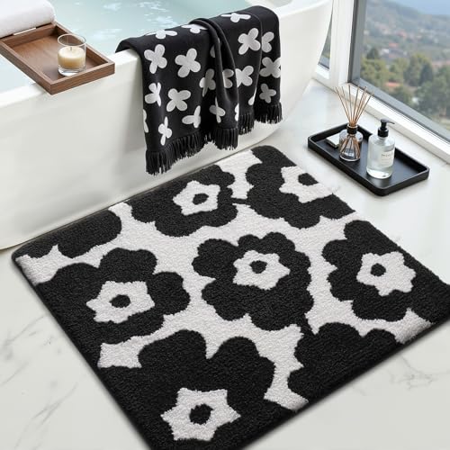LUMI Square Bathroom Rug 26x26, Soft Absorbent Bath Mat, Non Slip - color: Dove Gray, size: 26"x26"