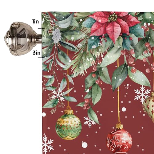 Christmas Kitchen Curtains Valance for Windows 42x12 Inch - color: Christmas-sy-sd0792, size: 42"W x 12"L (Pack of 1)