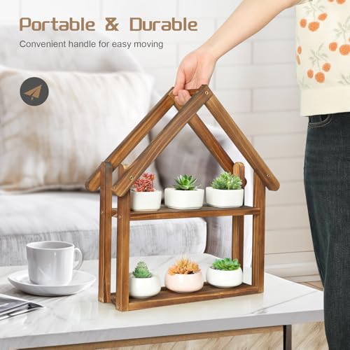 Jotsport Small Windowsill Plant Stand Desktop Succulents Holder