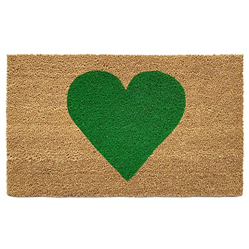 Calloway Mills Madison Heart Doormat (Green, 24" x 36") - color: Green, size: 2' x 3' (Rectangular)