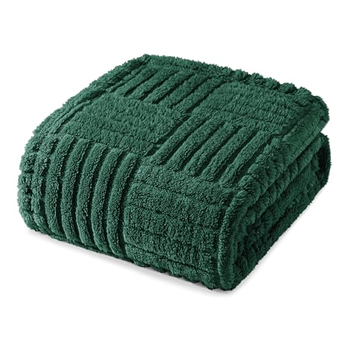 Whale Flotilla Lightweight Fleece Throw Blanket for Couch, Emerald Green - color: Emerald Green, size: Throw(50x60 Inch)