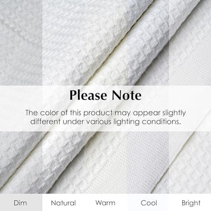 100% Cotton Waffle Weave Blanket for Hot Sleepers, Twin 92" x 68" - color: White, size: Twin(92"x68")