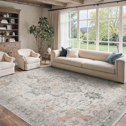 BESBLEE 10x12 Area Rug for Living Room,Washable Non Slip, Light Taupe Brown - color: Light Taupe Brown, size: 10' x 12' (Rectangular)