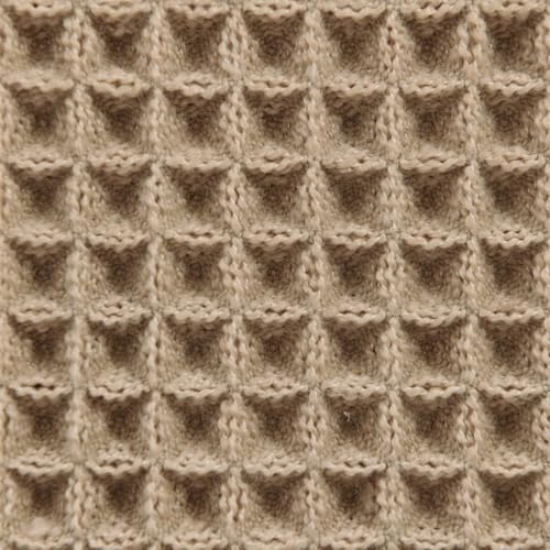 JIUZHEN Set of 2 Waffle Bathroom Rugs Boho Bath Mats 16"x24"+24"x36" Brown - color: Brown, size: 16"x24" + 24"x36"