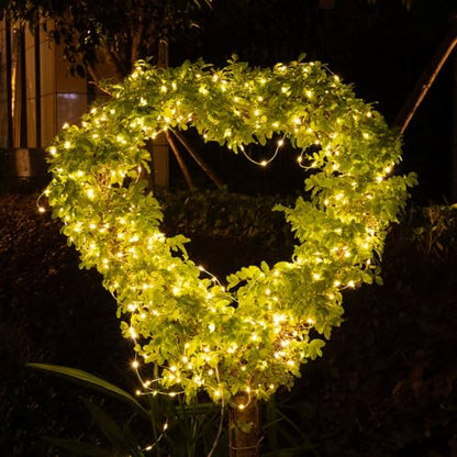 328FT 1000 LED Fairy Lights Plug in Twinkle Lights Silver Wire