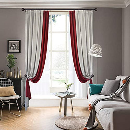 SZXIMU Curtain Drapery Holdbacks for Wall, 2 Pack, Netted Finials, Black - color: Black Netted Texture