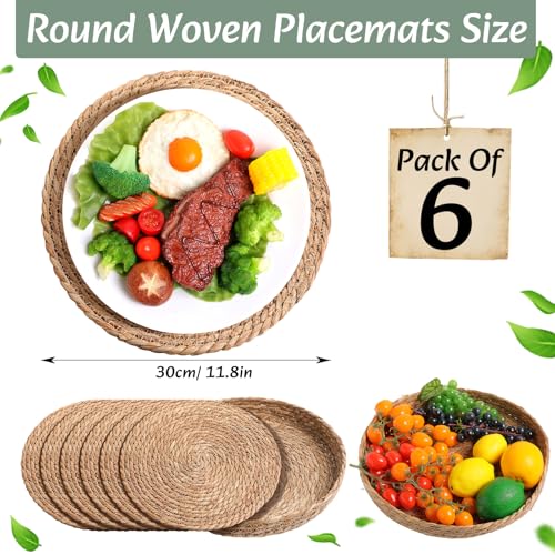 Boho Table Runner and Placemats Set, 6 Sets, Green, 12x72 - color: Green, size: 12x72"