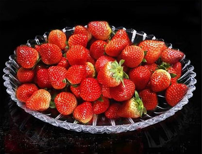 Glass Fruit Bowl or Decorative Bowl, used for Kitchen counter or living room center table decoration, Centerpiece Bowl,Glass tray (11.6)